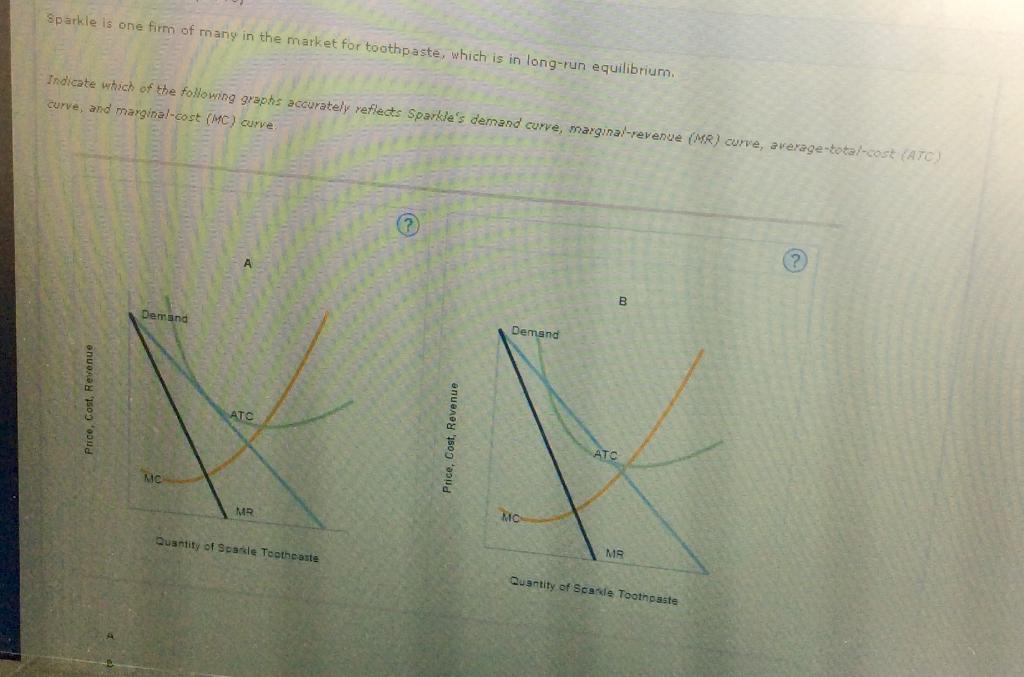 Solved Sparkle is one firm of many in the market for
