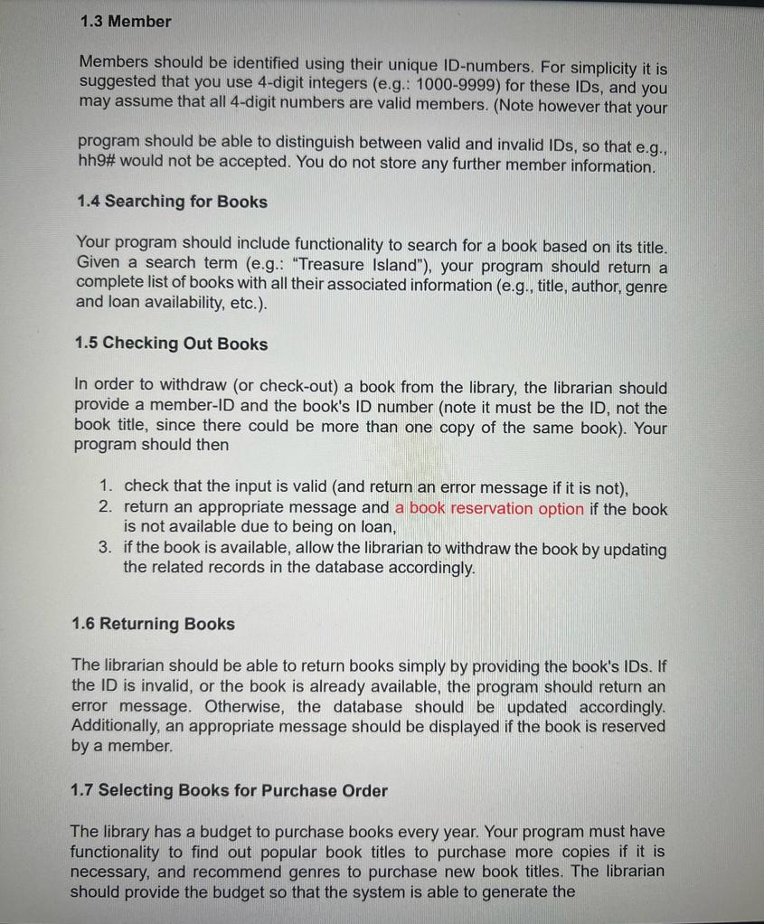 Solved 1 Problem Description 1.1 Overview Your task is to | Chegg.com