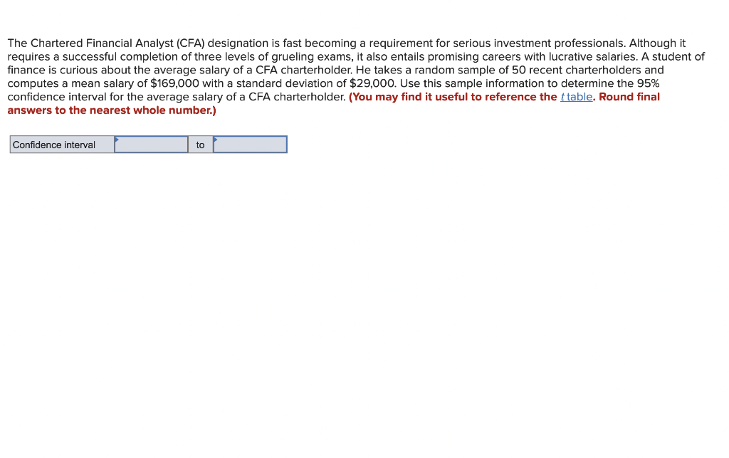 Solved The Chartered Financial Analyst (CFA) designation is | Chegg.com