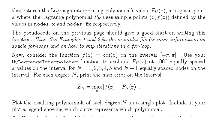 Solved 1. Write a function: function [P_N] = | Chegg.com