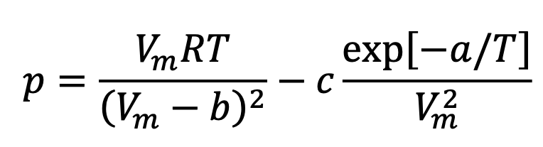 Solved A proposed equation of state for a one component | Chegg.com