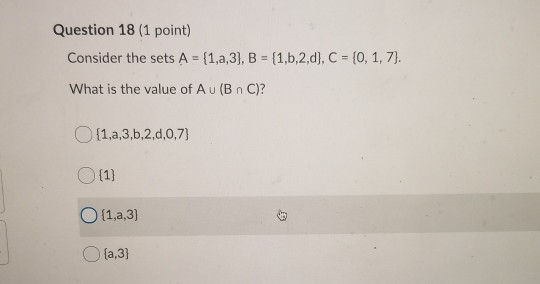 Solved True Or False: Consider The Sets A = {1,2,3}, B = | Chegg.com