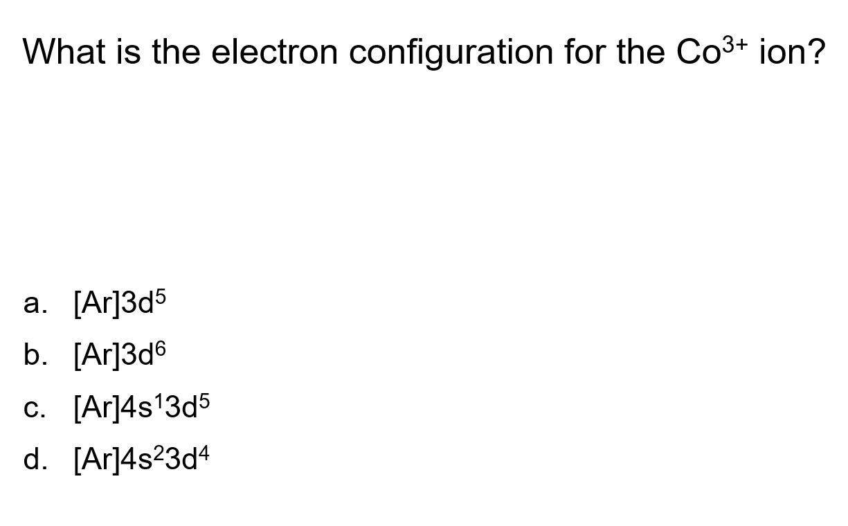 Solved Which Of The Following Physical Properties Of The D 