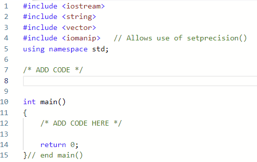 Solved Create the function printMenuOptions() that prints | Chegg.com