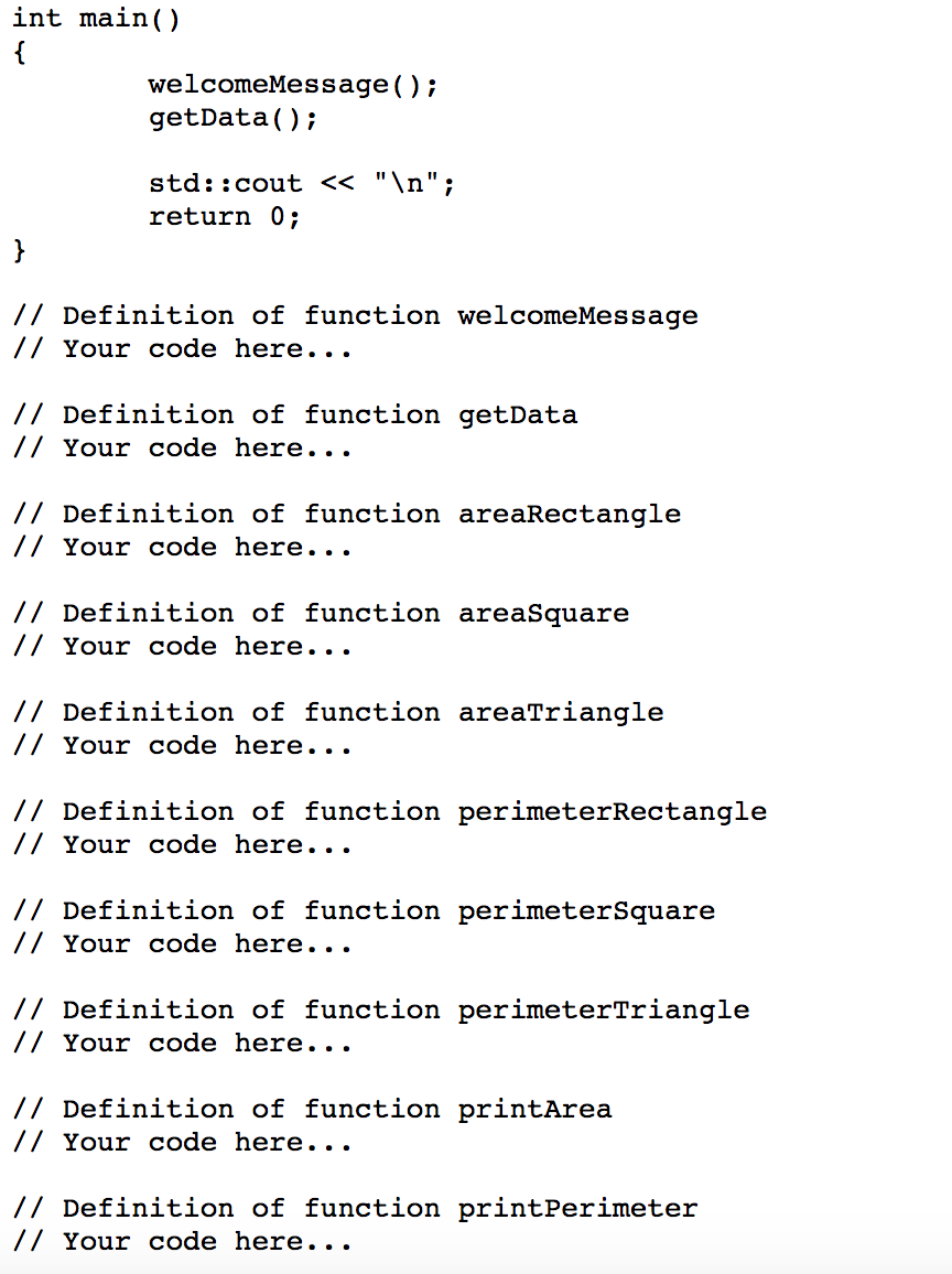 This Is An Intro To C++ Class, So The Answer Does ... | Chegg.com