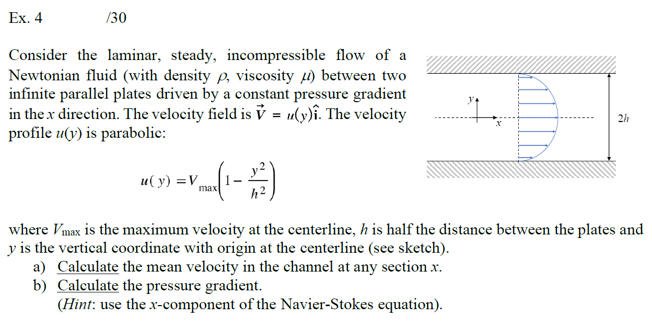 Solved Consider The Laminar, Steady, Incompressible Flow Of | Chegg.com