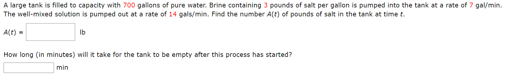 solved-a-large-tank-is-filled-to-capacity-with-700-gallons-chegg