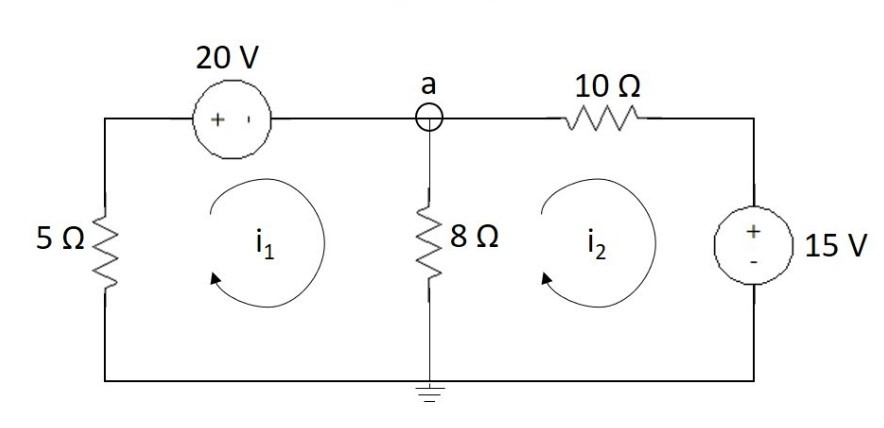 Solved Find the voltage Va with respect to ground in | Chegg.com