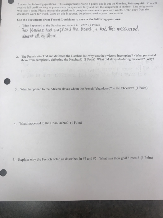 Assignment Answers
