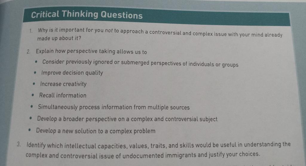 Solved intro to interdisciplinary studies chapter 4 q1,2,3 = | Chegg.com