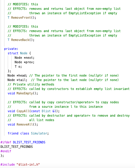 Solved 2.1 GENERAL REQUIREMENTS You must fully implement the | Chegg.com