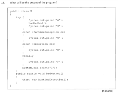 Solved 1. What will be the output of the program? | Chegg.com