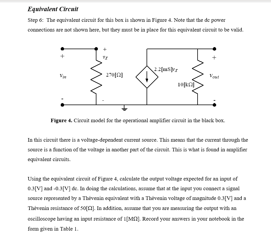 Solved Equivalent Circuit Step 6: The equivalent circuit for | Chegg.com