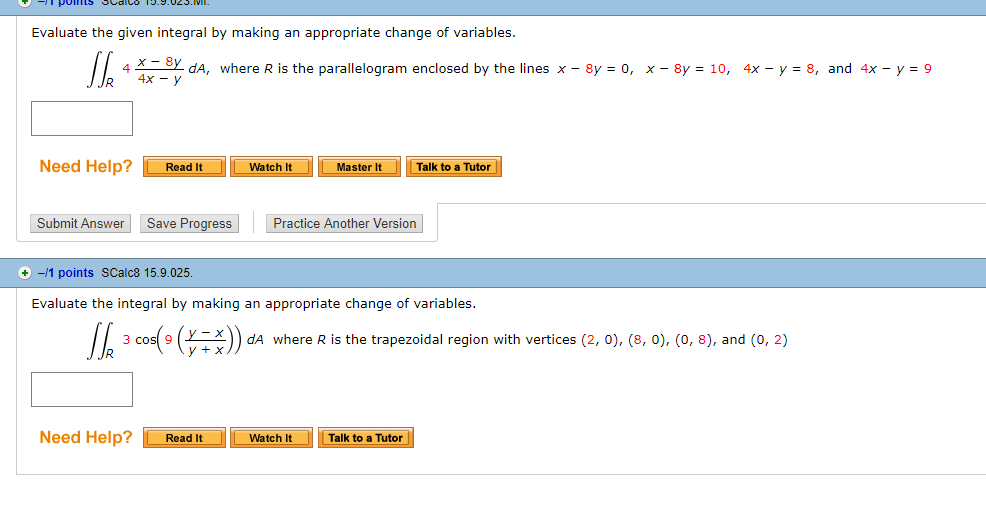 solved-ponts-evaluate-the-given-integral-by-making-an-chegg