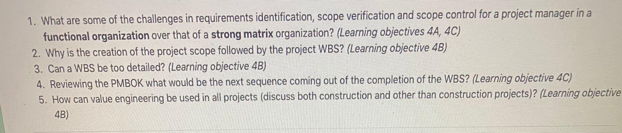 Solved 1. What are some of the challenges in requirements | Chegg.com