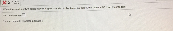 three less than four times a number is 5 find the number
