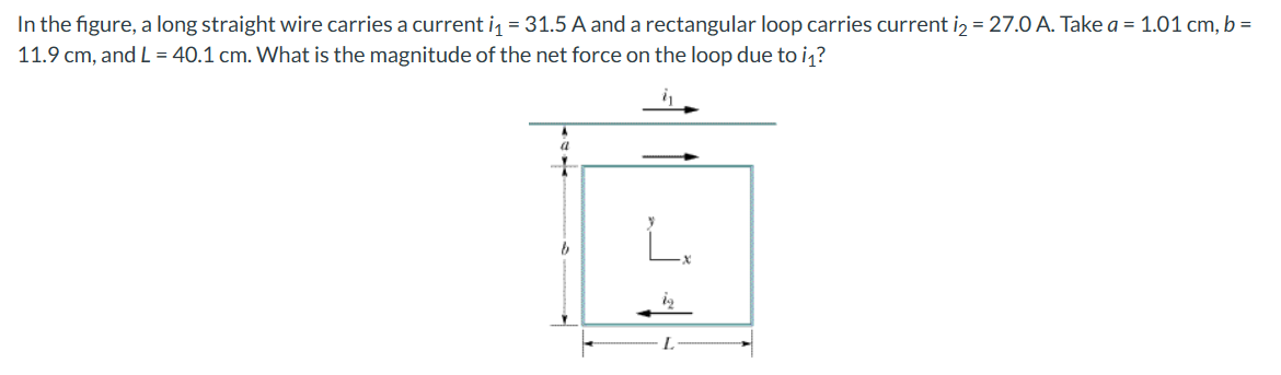 Solved In the figure, a long straight wire carries a current | Chegg.com