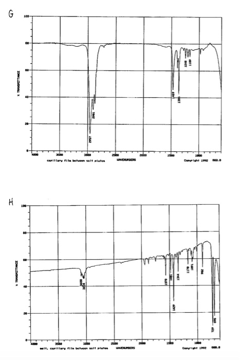 Solved Infrared Spectroscopy Practice Problems For Each | Chegg.com