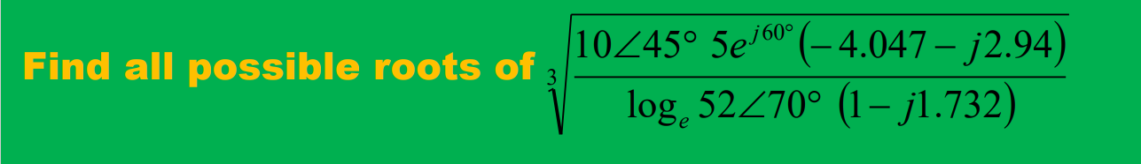 Solved Find all possible roots of | Chegg.com