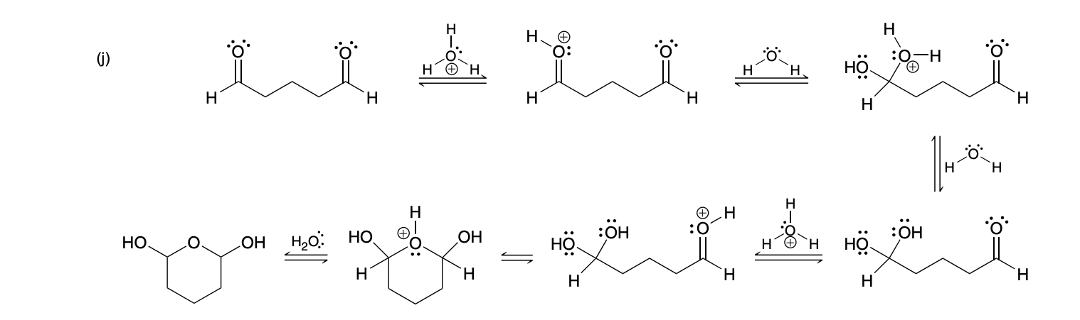 Solved Draw curved arrows on the reactant side of each step | Chegg.com