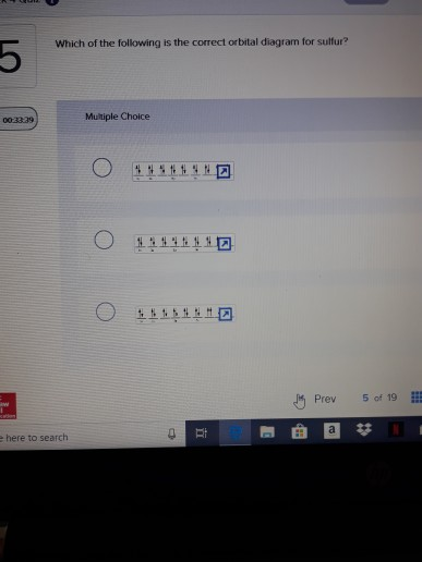 Solved Which of the following is the correct orbital diagram | Chegg.com
