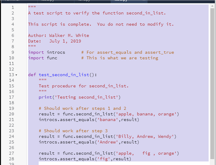 assignment with return value