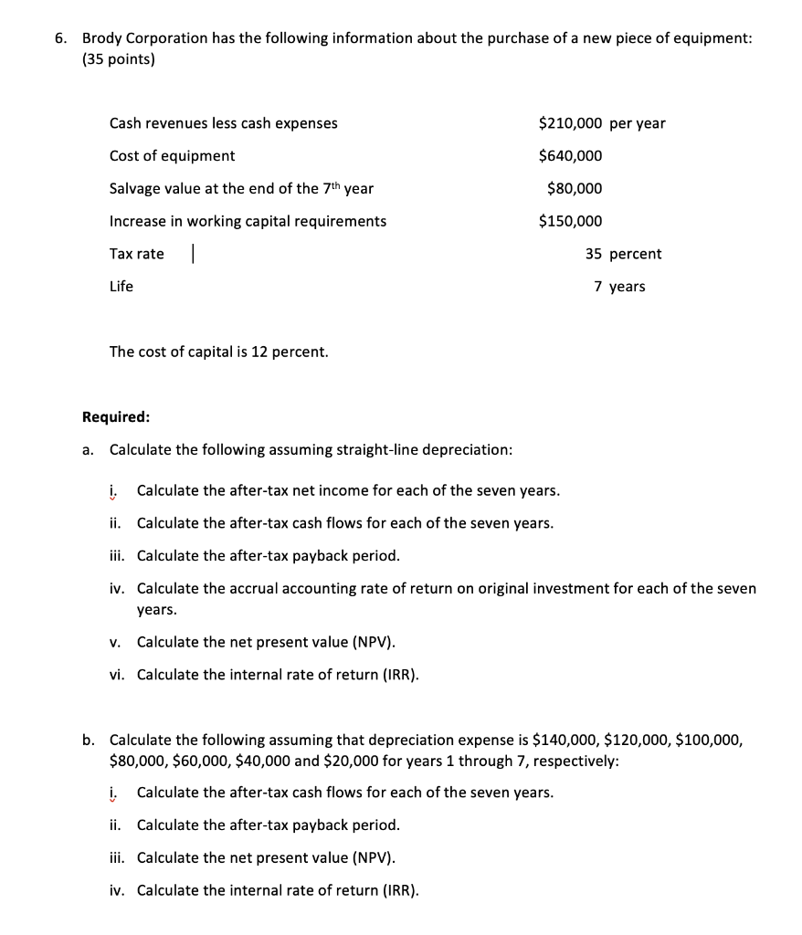 Solved THIS IS THE ONLY INFORMATION PROVIDED. I AM HAVING | Chegg.com