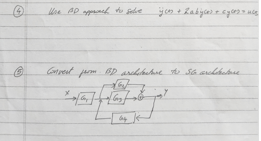 Solved Problems On SIGNAL FLOW GRAPH AND BLOCK DIAGRAM BD | Chegg.com