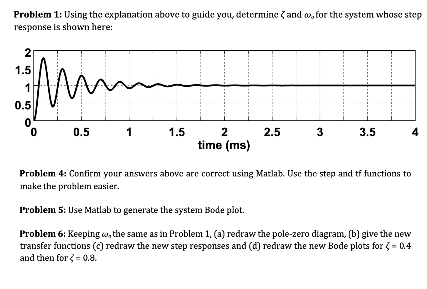 Problem 1: Using the explanation above to guide you, | Chegg.com