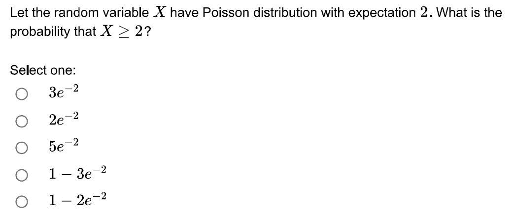 Solved Let The Random Variable X Have Poisson Distribution | Chegg.com