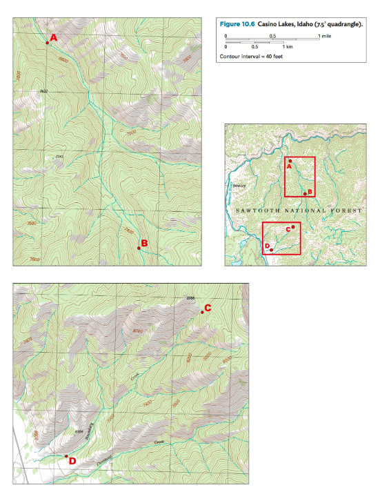 Water Stream Dissection Solved Figure 10.14 Stream dissection in southeast Texas | Chegg.com