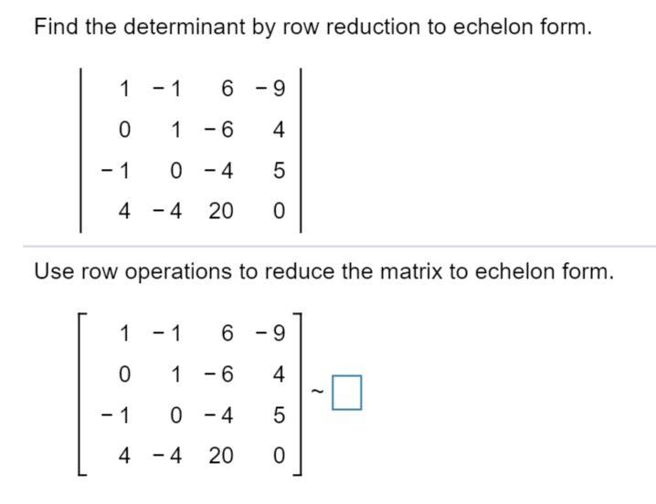 Solved Use determinants to decide if the set of vectors is | Chegg.com