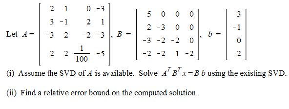 Solved | 210-31 3-1 2 1 Let A= -3 2 -2-3, B = 5 0 0 0 2 -3 0 | Chegg.com