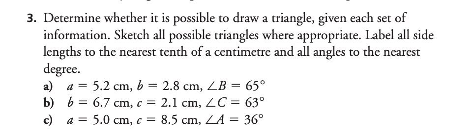 Solved 3. Determine Whether It Is Possible To Draw A 