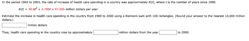 Solved In the period 1965 to 2003, the rate of increase of | Chegg.com