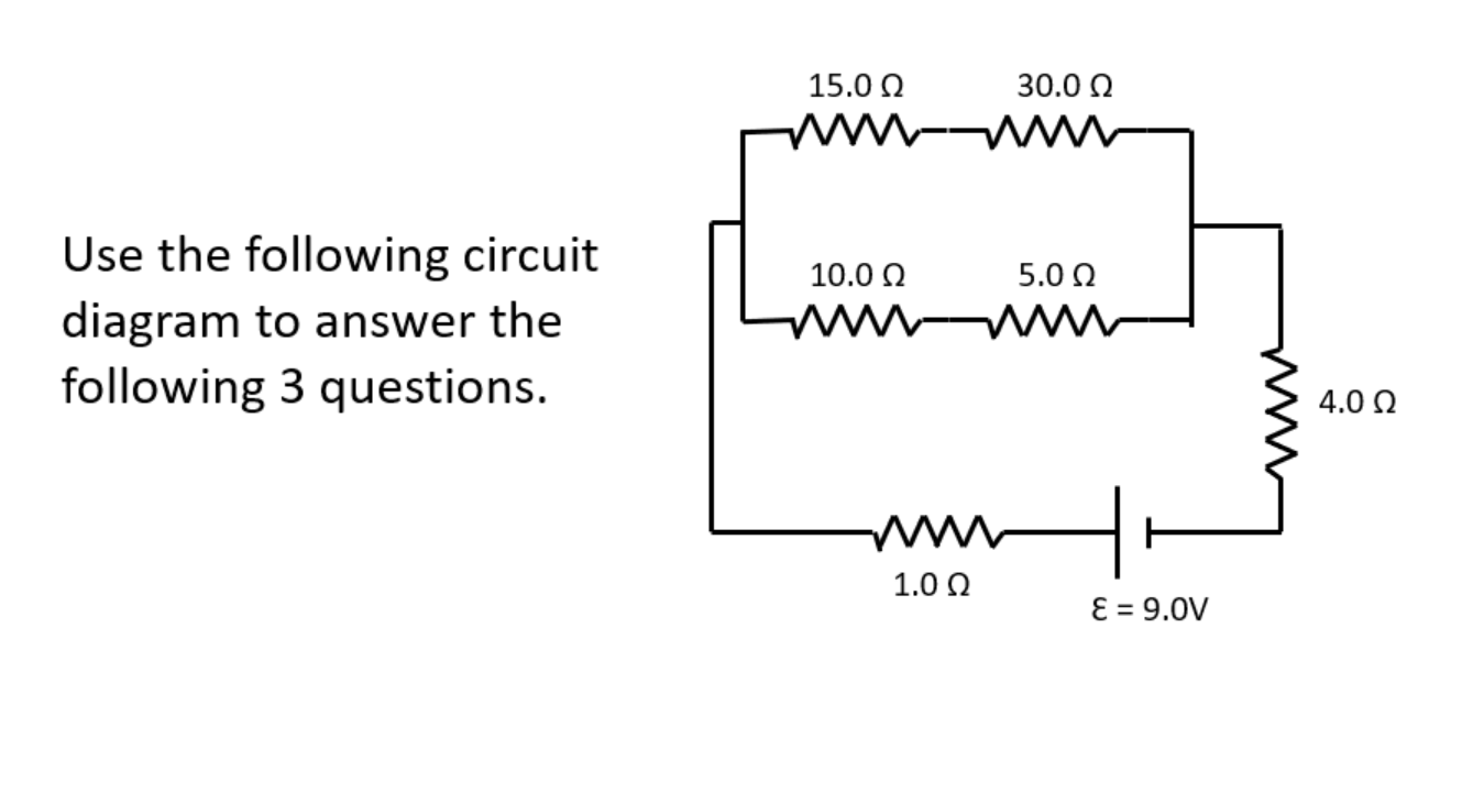 Solved 15.0 22 30.012 WWW Use the following circuit diagram | Chegg.com