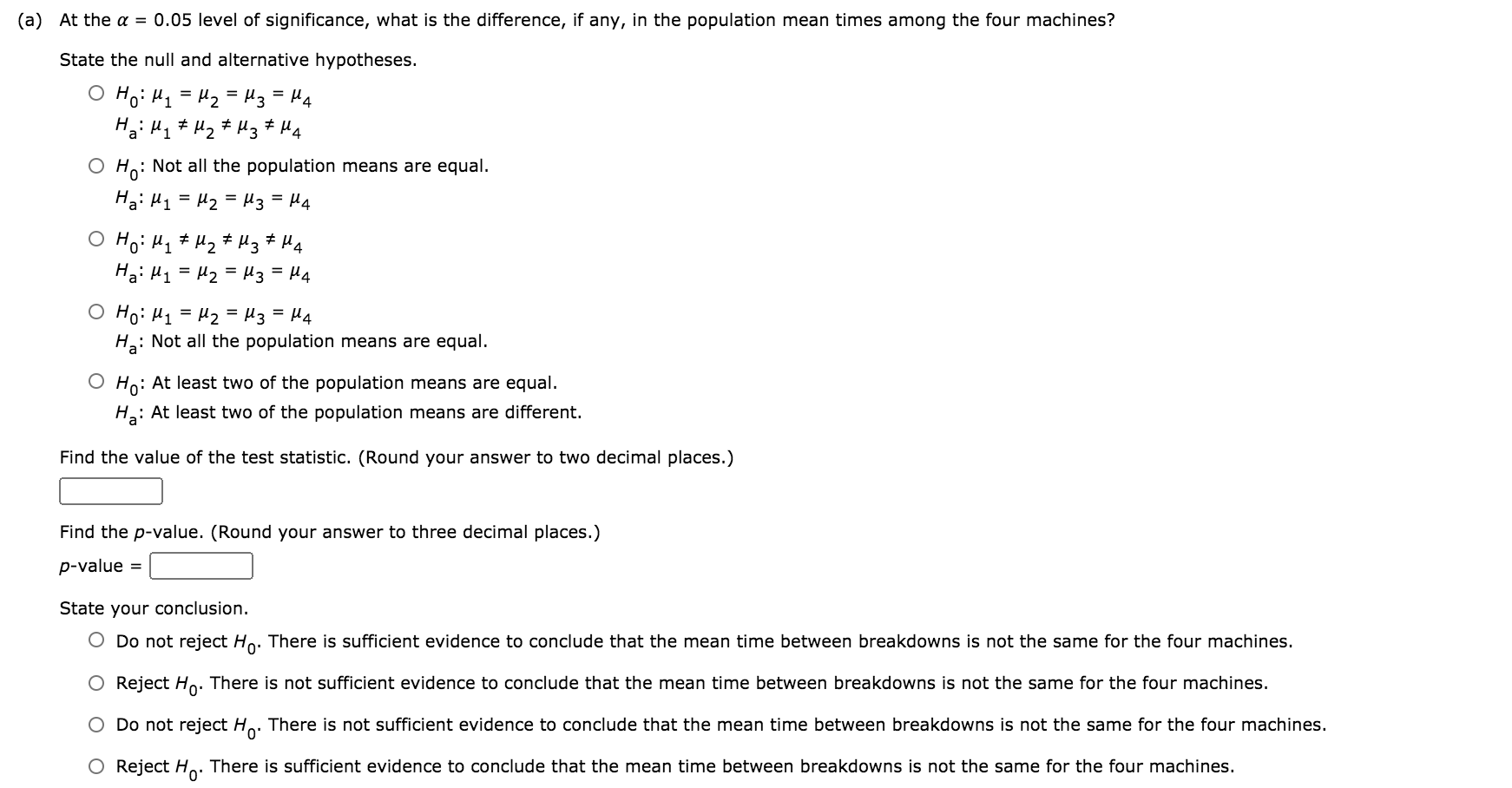 Solved To test for any significant difference in the number | Chegg.com