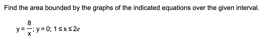 Solved Find the area bounded by the graphs of the indicated | Chegg.com