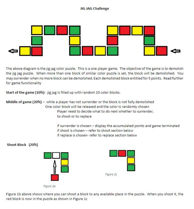 Jig jag shop puzzle