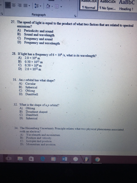 Solved The speed of light is equal to the product of what