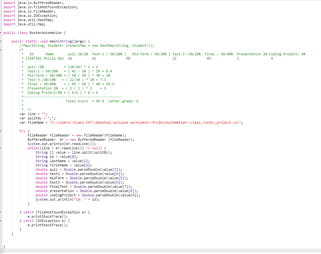 Solved ort java.io.FileNotFoundException; prt | Chegg.com