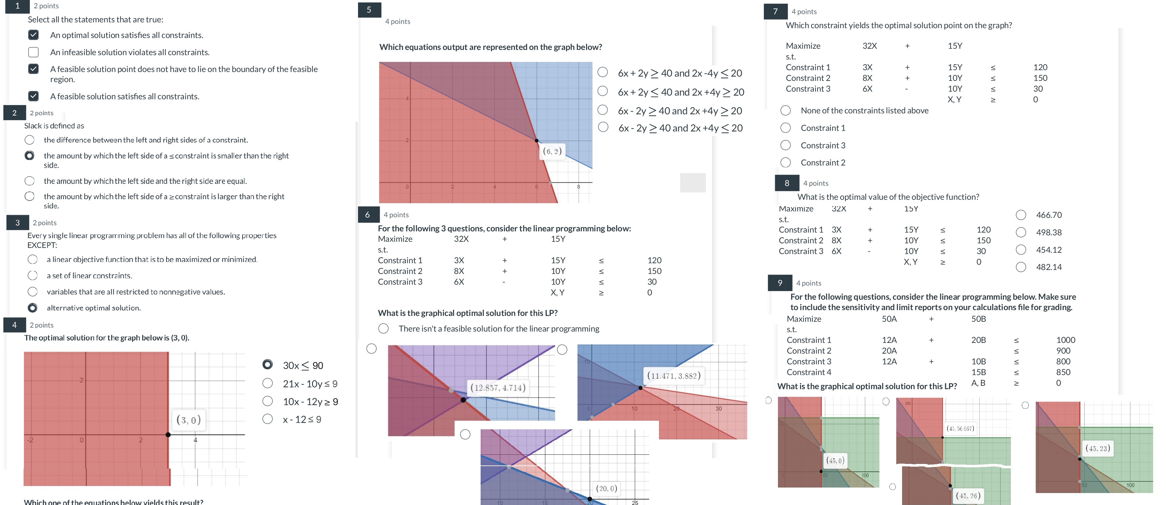 Solved Select all the statements that are true: An optimal | Chegg.com