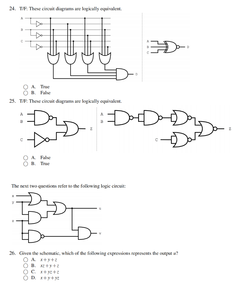 Solved Logic Design B. 17. What is the Boolean algebra | Chegg.com