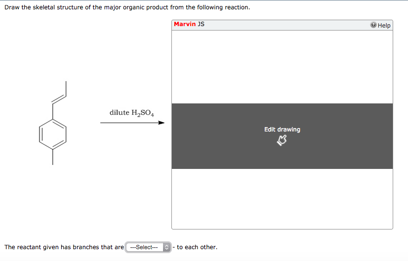 Solved Draw The Skeletal Structure Of The Major Organic | Chegg.com