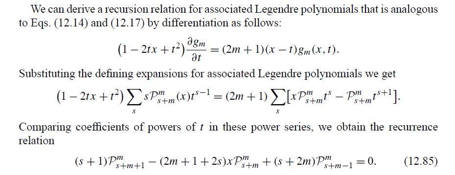 Solved Associated Legendre Polynomials The regular | Chegg.com