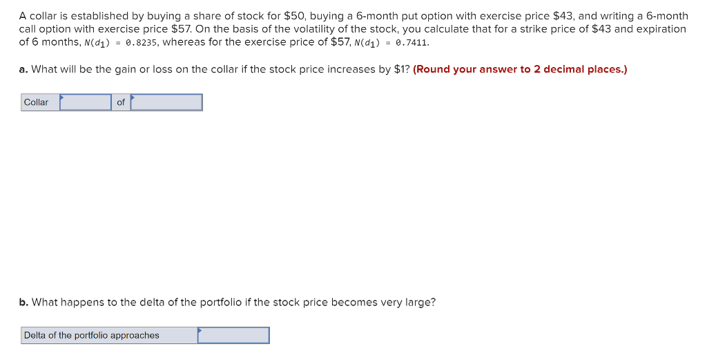 Solved What happens to the delta of the portfolio if the | Chegg.com
