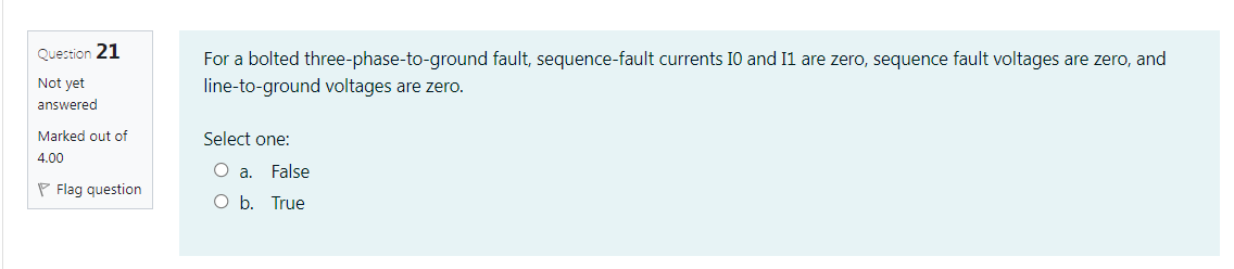 Solved For a bolted three-phase-to-ground fault, | Chegg.com