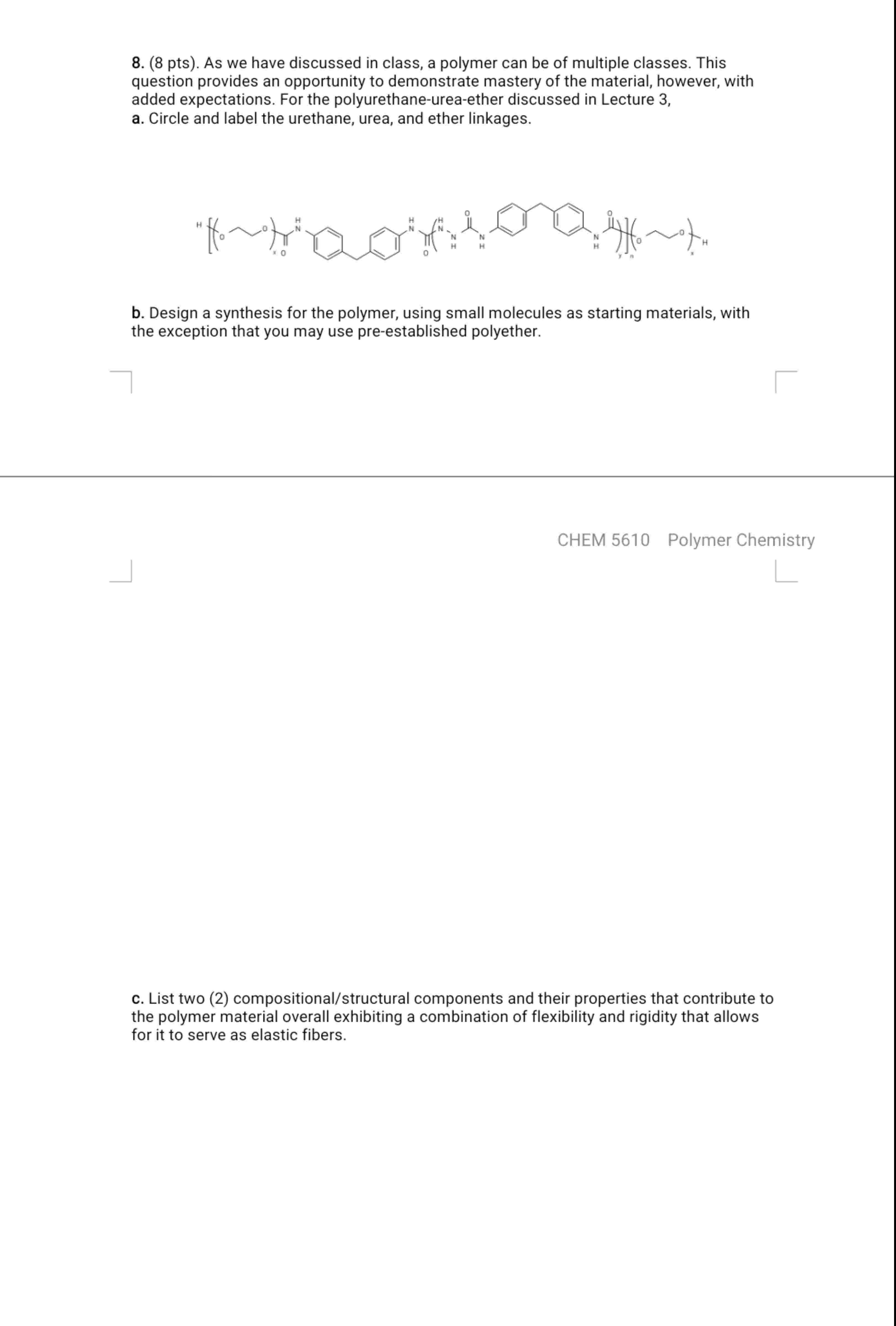 Solved 8. (8 ﻿pts). ﻿As we have discussed in class, a | Chegg.com
