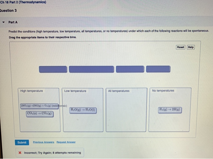 Solved Ch 18 Part 2 (Thermodynamics) Uestion3 PartA Predict | Chegg.com