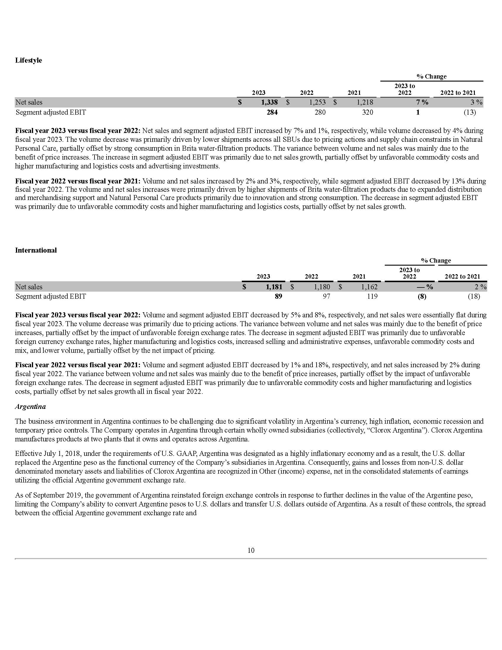 Income Statement – Vertical Analysis - The Clorox | Chegg.com